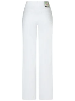 MAC Damen Jeans - Dream Wide in weiß - Länge: lang
