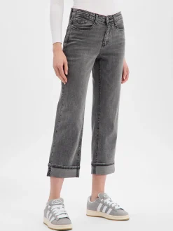 MAC Damen Jeans - Laura in anthrazit - Länge: verkürzt