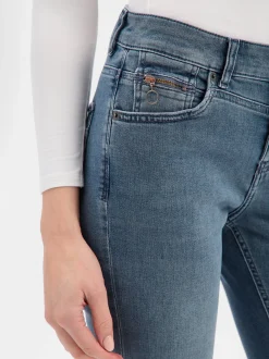 MAC Damen Jeans - Rich Slim in blue stone - Länge: lang