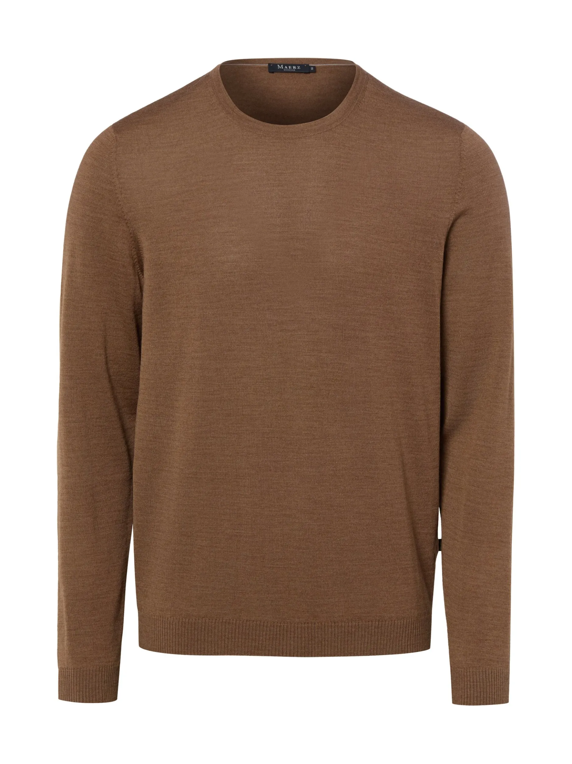 MAERZ Herren Merinowoll-Pullover in braun