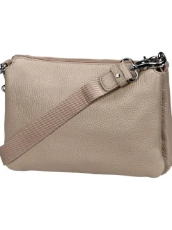 Mandarina Duck Damen Umhängetasche - Mellow Leather Pochette FZT82 in taupe