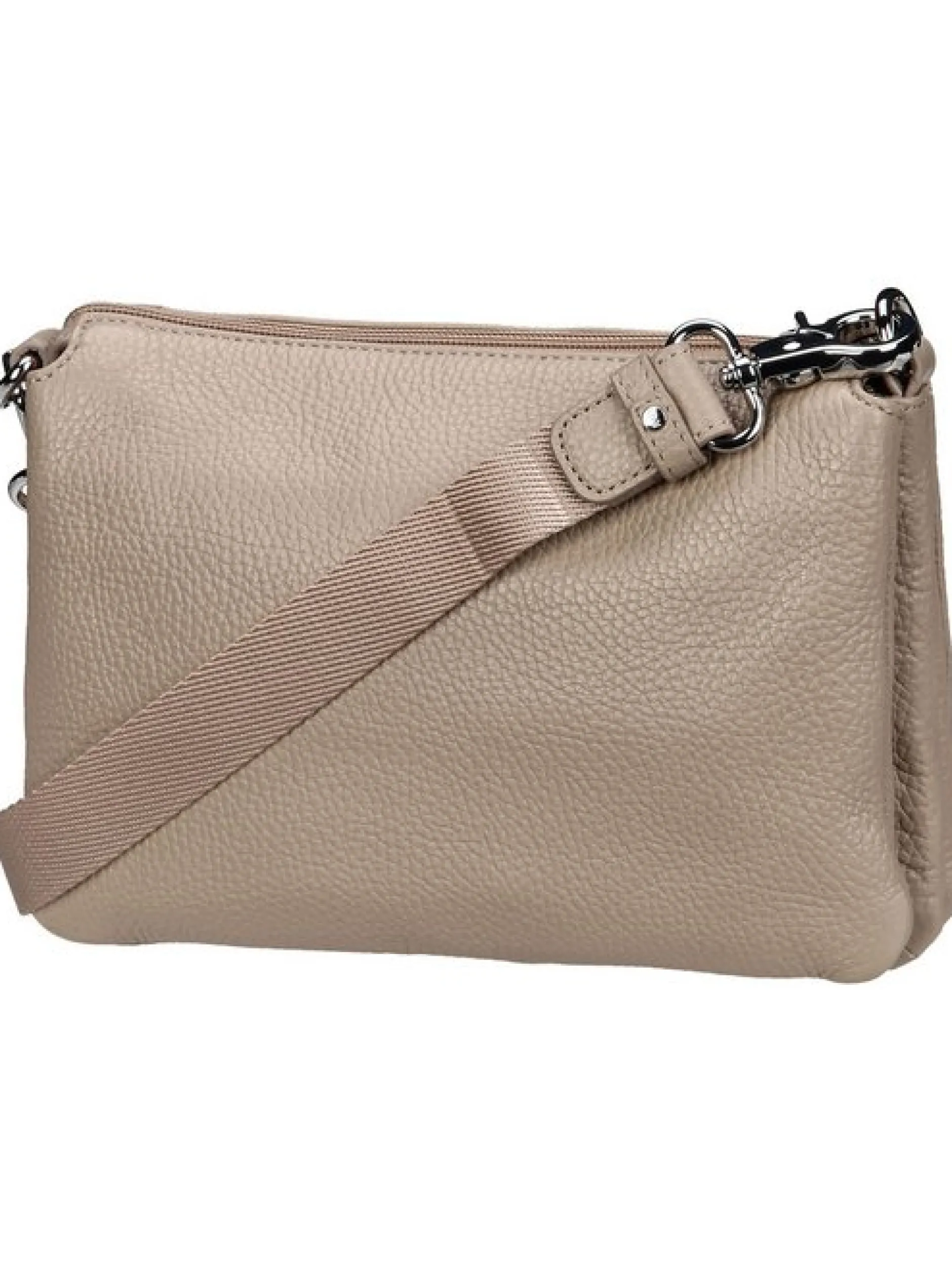 Mandarina Duck Damen Umhängetasche - Mellow Leather Pochette FZT82 in taupe