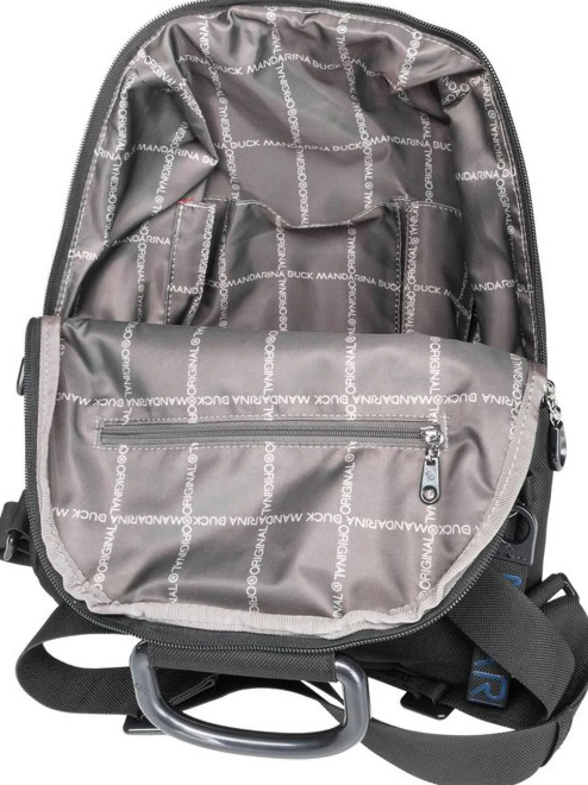 Mandarina Duck Unisex Rucksack - MD20 QMT39 in schwarz