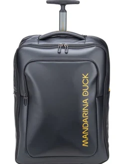 Mandarina Duck Unisex Rucksack-Trolley - Eco Coated OSV06 in schwarz