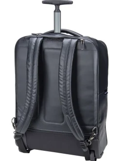 Mandarina Duck Unisex Rucksack-Trolley - Eco Coated OSV06 in schwarz