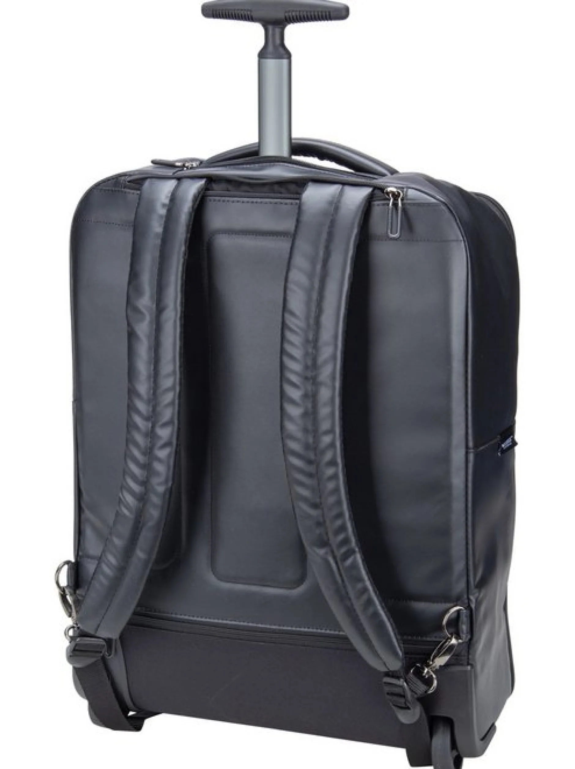 Mandarina Duck Unisex Rucksack-Trolley - Eco Coated OSV06 in schwarz