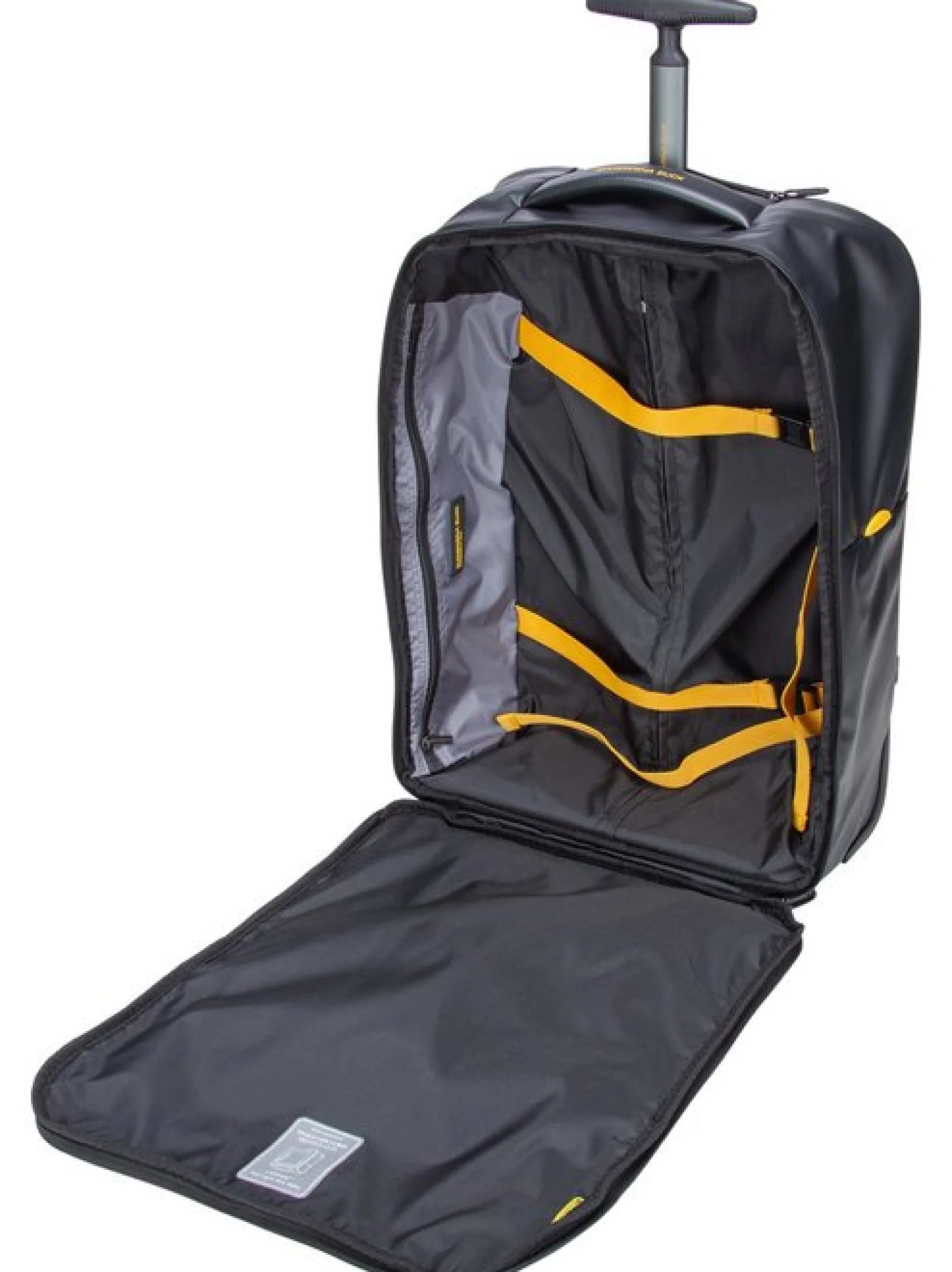 Mandarina Duck Unisex Rucksack-Trolley - Eco Coated OSV06 in schwarz