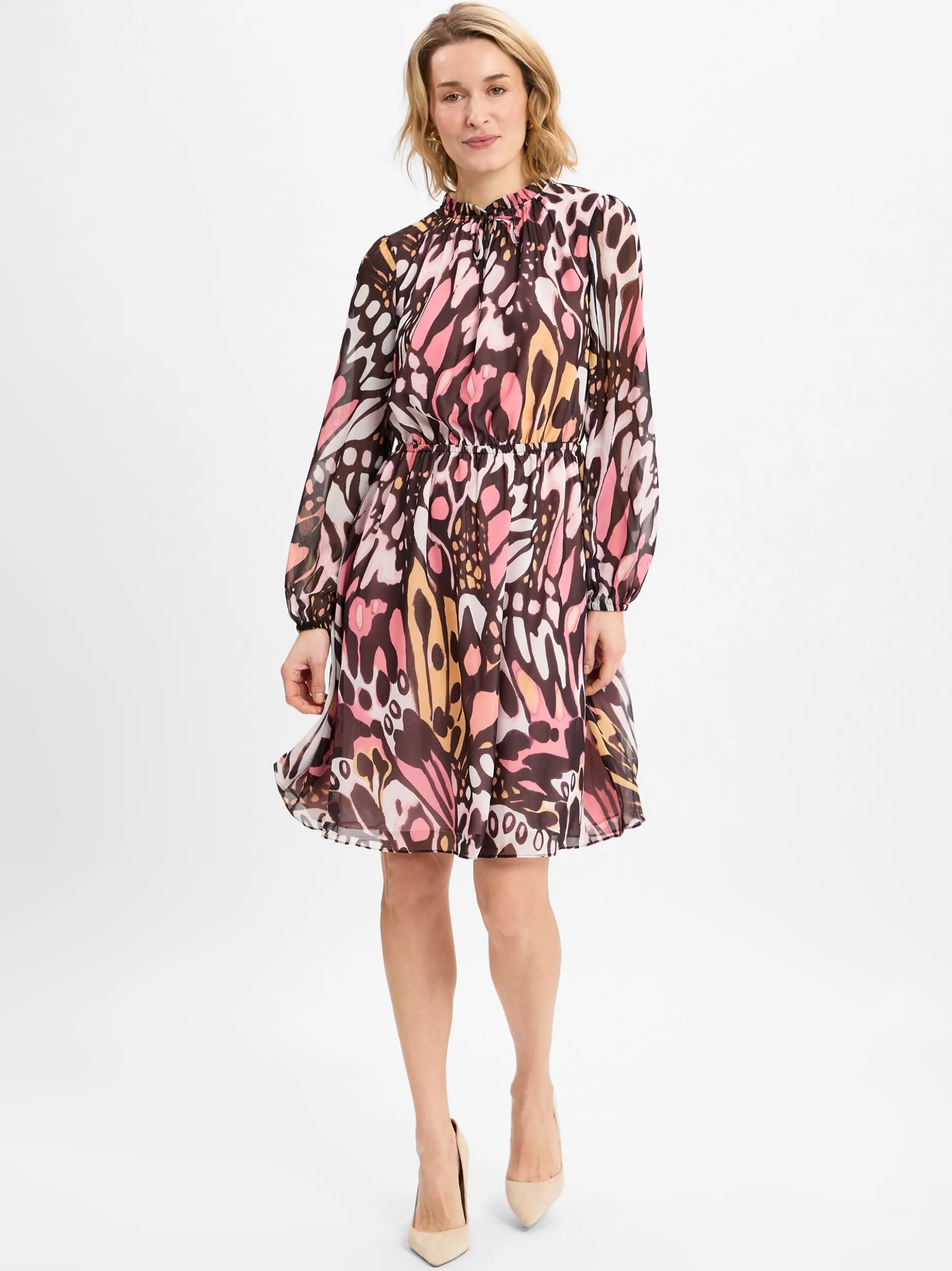 Marc Cain Collections Damen Freizeitkleid in altrosa braun