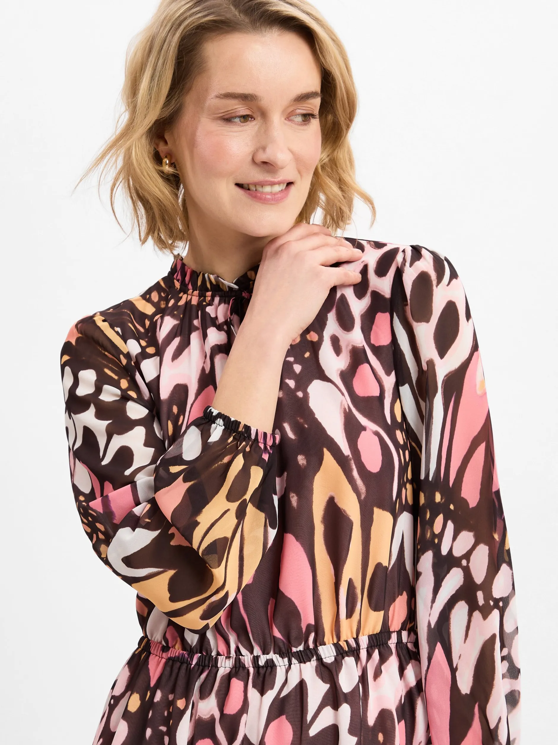 Marc Cain Collections Damen Freizeitkleid in altrosa braun
