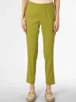 Marc Cain Collections Damen Hose mit Leinen-Anteil in kiwi