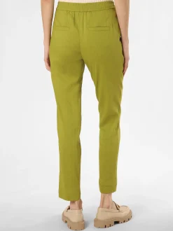 Marc Cain Collections Damen Hose mit Leinen-Anteil in kiwi