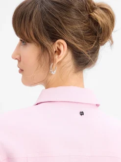Marc Cain Collections Damen Jeansjacke in rosa