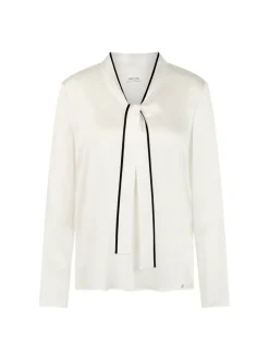 Marc Cain Collections Damen Seidenbluse in ecru
