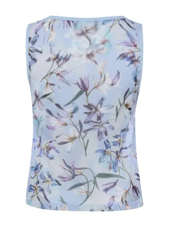 Marc Cain Collections Damen Tanktop in hellblau