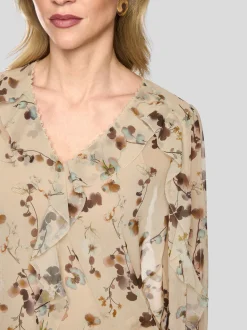 Marc Cain Damen Bluse in beige