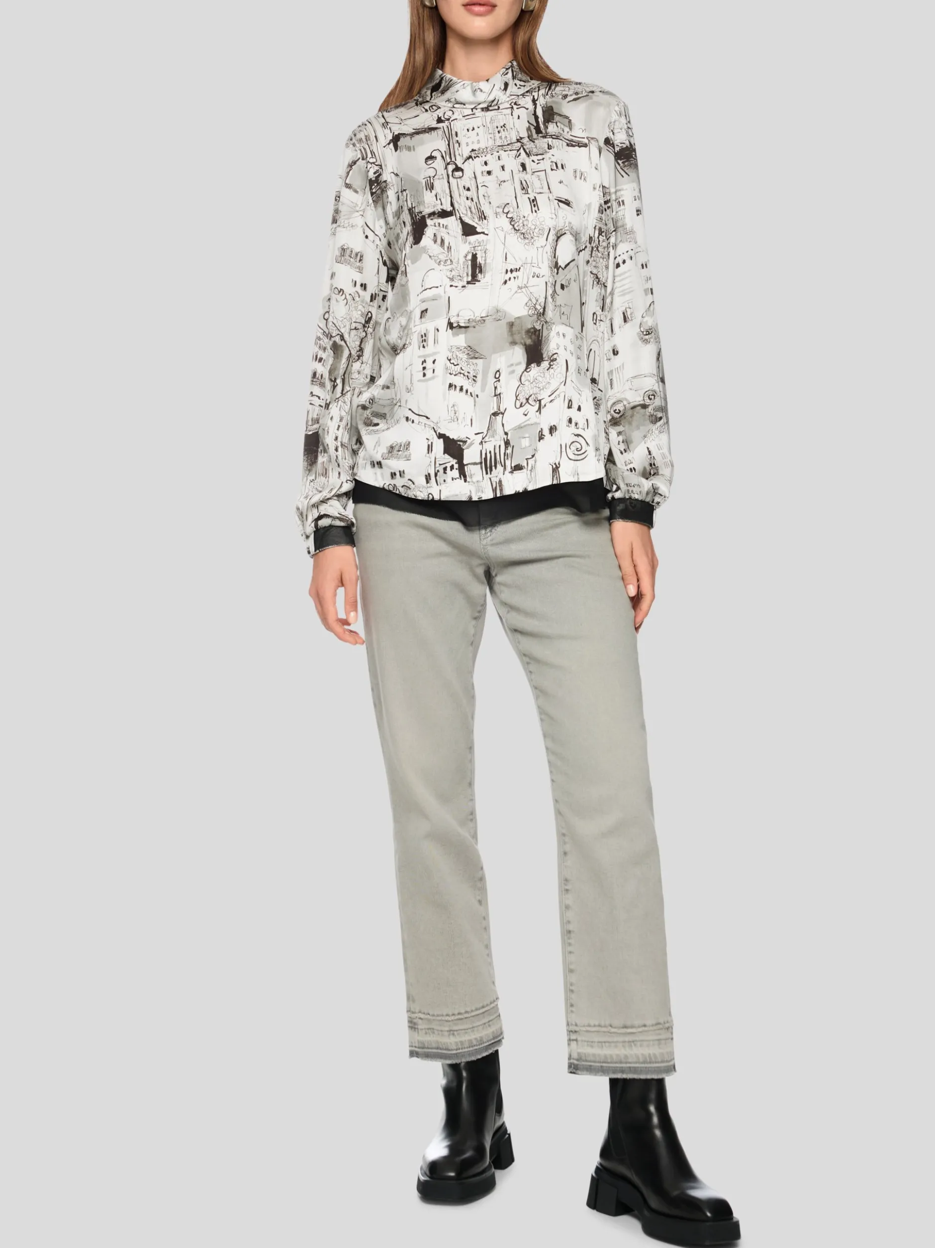 Marc Cain Damen Bluse in beige