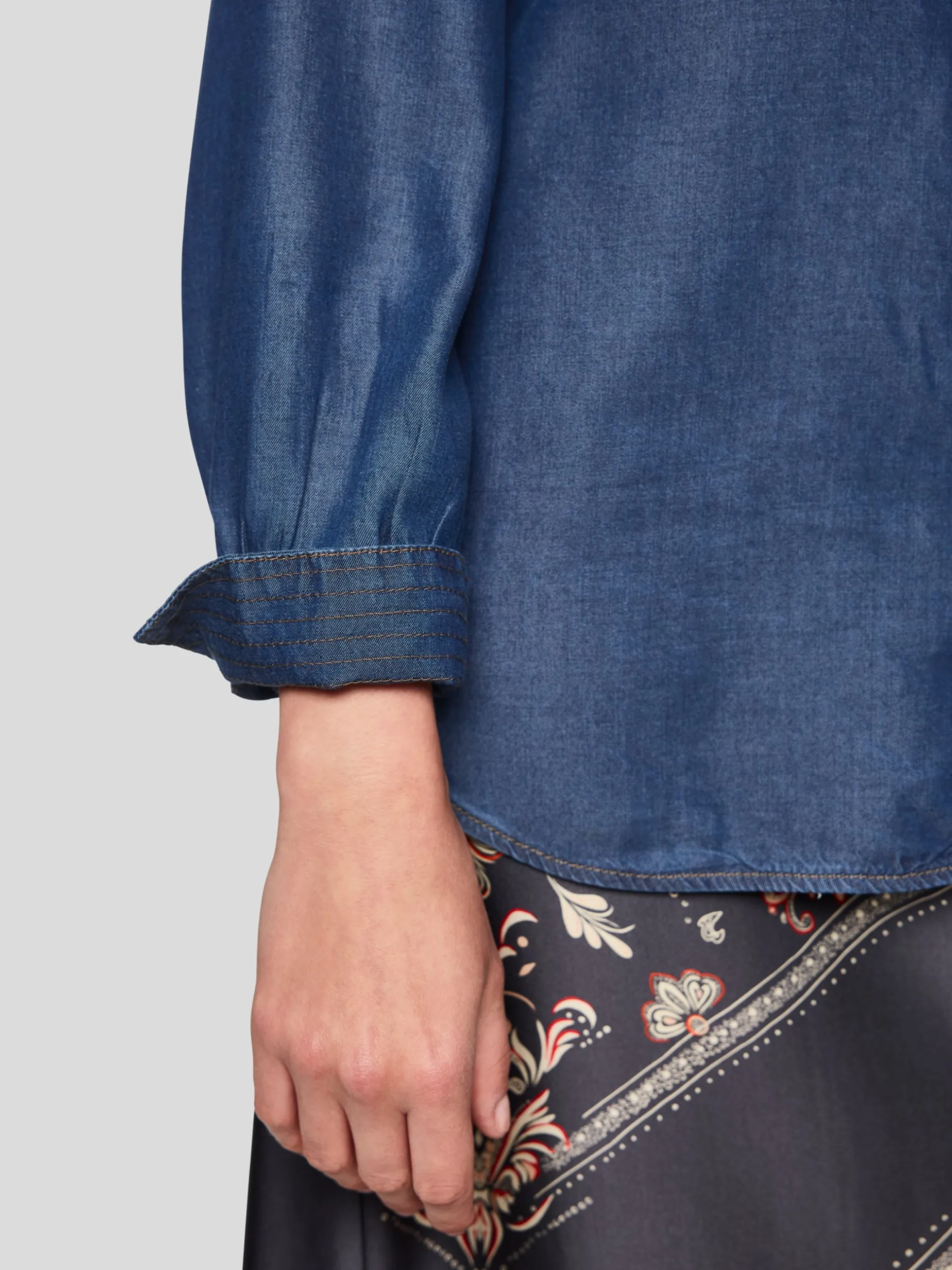 Marc Cain Damen Bluse in blau