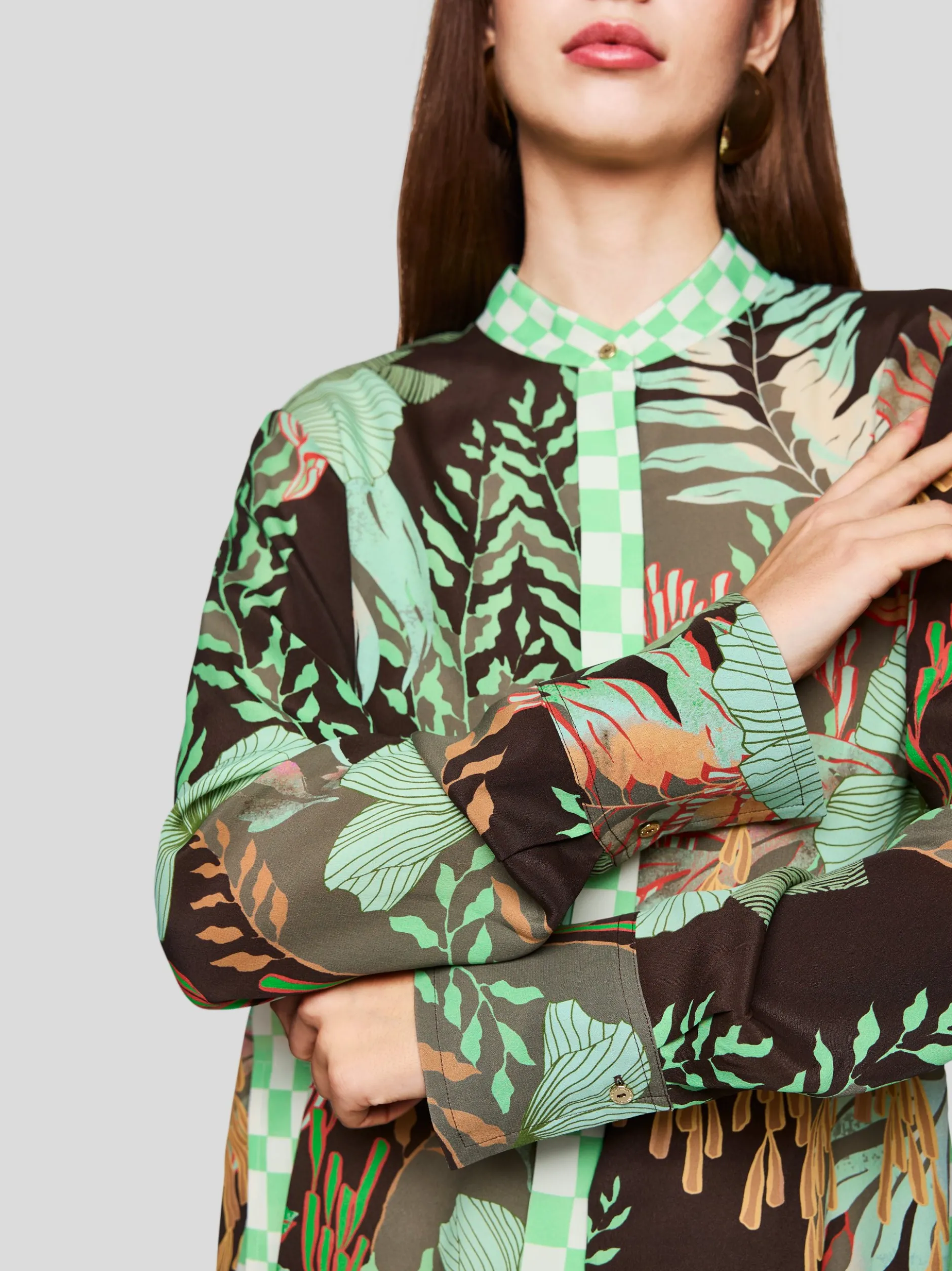 Marc Cain Damen Bluse in braun