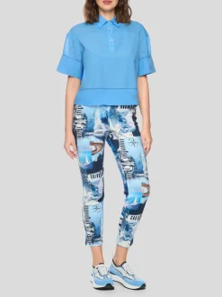 Marc Cain Damen Bluse in hellblau