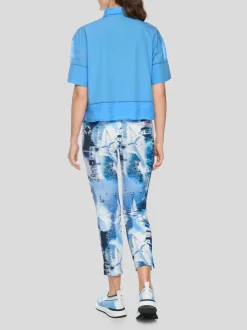 Marc Cain Damen Bluse in hellblau