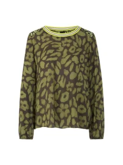 Marc Cain Damen Bluse in oliv