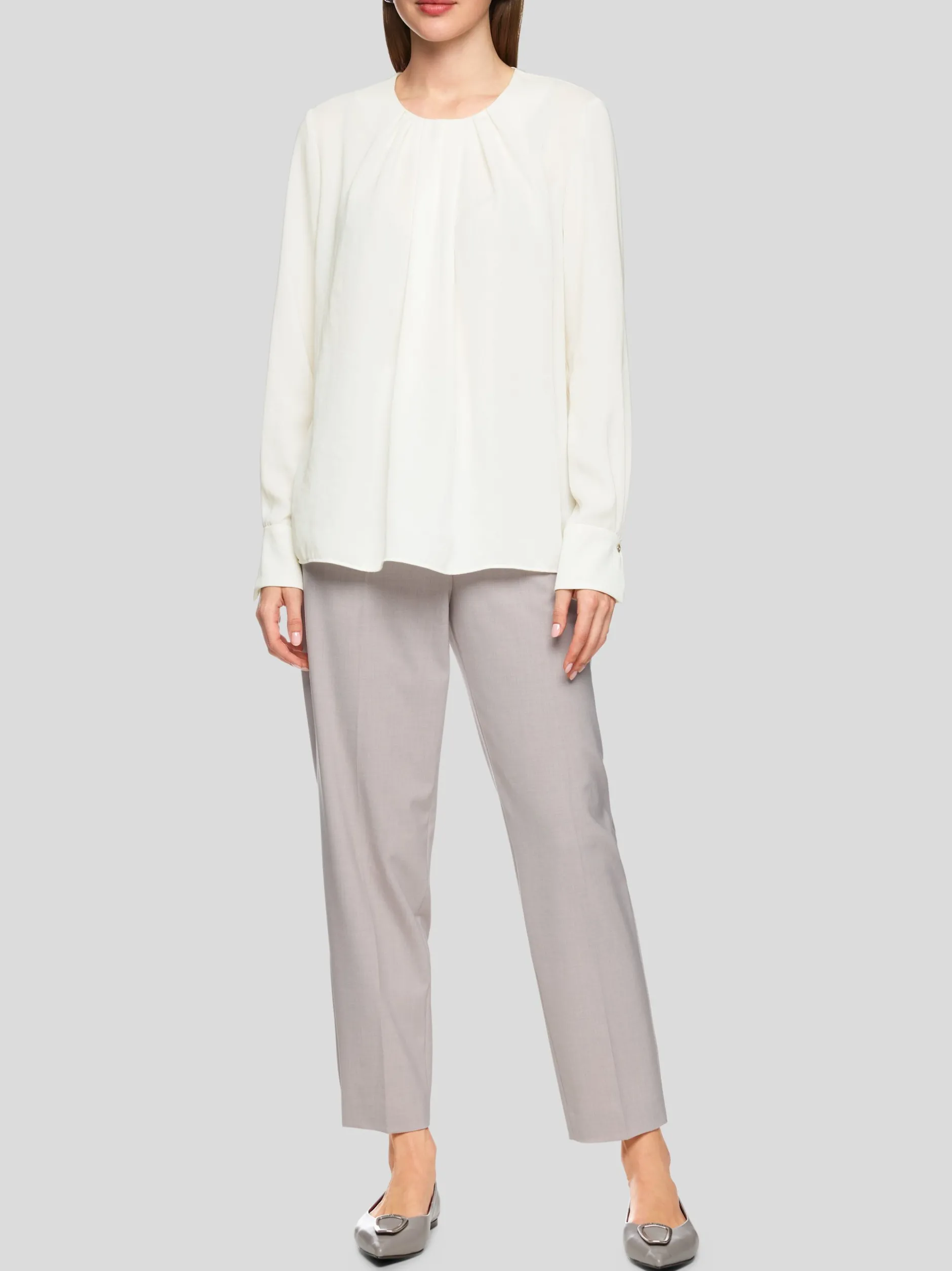 Marc Cain Damen Bluse in weiß