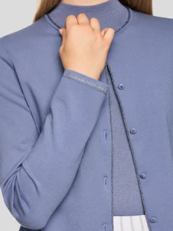 Marc Cain Damen Cardigan in lila