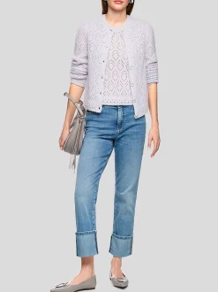 Marc Cain Damen Cardigan in lila