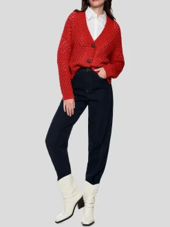 Marc Cain Damen Cardigan in rot
