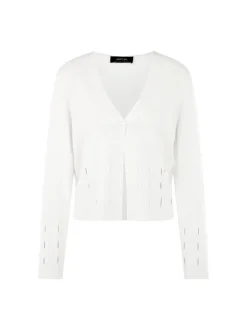 Marc Cain Damen Cardigan in weiß