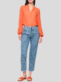 Marc Cain Damen Jeans - ROHA in blau
