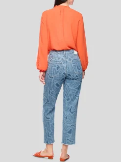 Marc Cain Damen Jeans - ROHA in blau