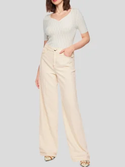 Marc Cain Damen Jeans - WARRI in ecru