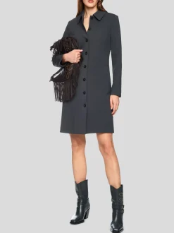 Marc Cain Damen Kleid in anthrazit