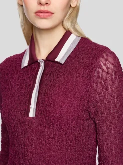 Marc Cain Damen Kleid in bordeaux