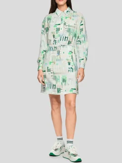 Marc Cain Damen Kleid in hellblau