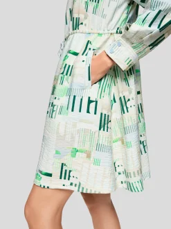 Marc Cain Damen Kleid in hellblau