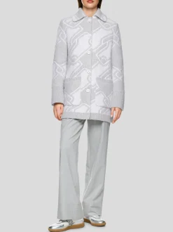 Marc Cain Damen Mantel in grau