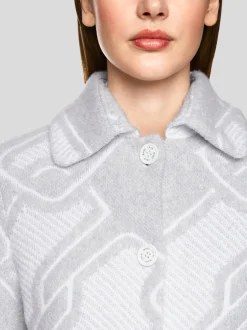 Marc Cain Damen Mantel in grau