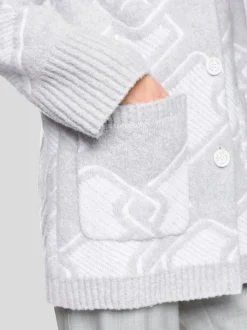 Marc Cain Damen Mantel in grau