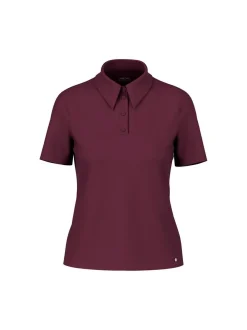 Marc Cain Damen Poloshirt in bordeaux
