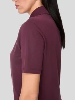 Marc Cain Damen Poloshirt in bordeaux
