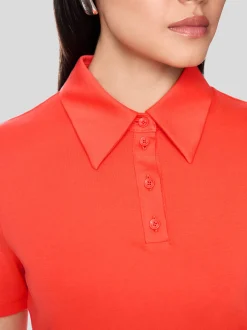 Marc Cain Damen Poloshirt in orange