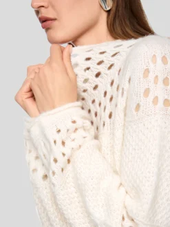 Marc Cain Damen Pullover in weiß