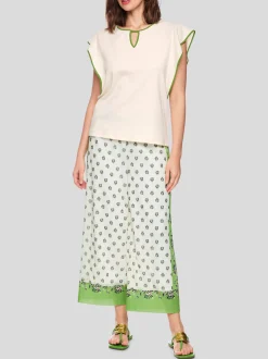 Marc Cain Damen T-Shirt in ecru