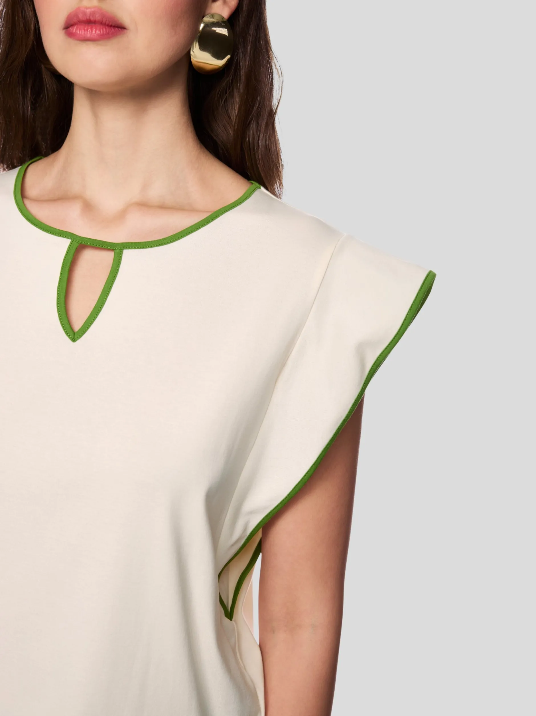 Marc Cain Damen T-Shirt in ecru