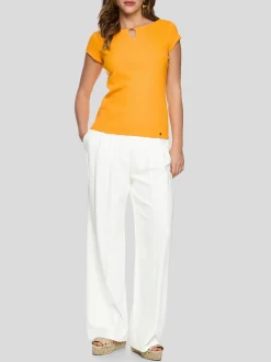 Marc Cain Damen T-Shirt in gold