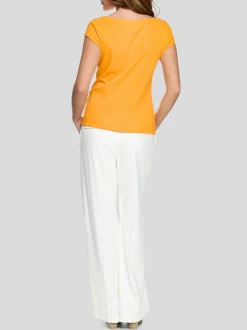 Marc Cain Damen T-Shirt in gold