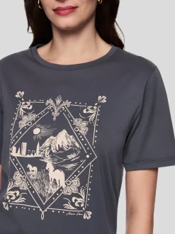 Marc Cain Damen T-Shirt in grau