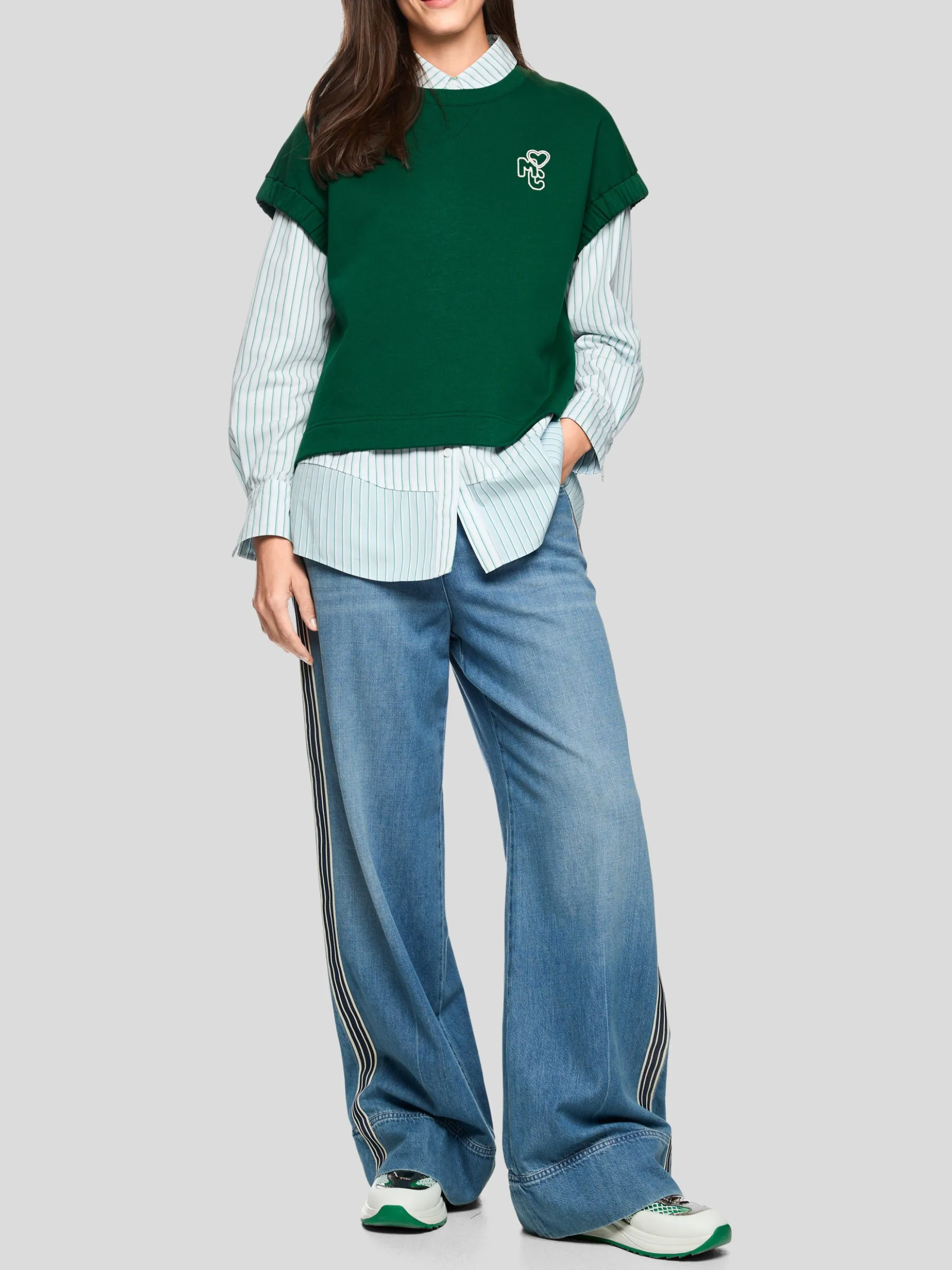 Marc Cain Damen T-Shirt in grün